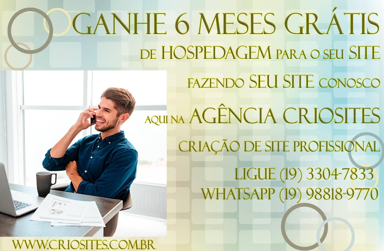 Criação de Site Profissional - com 6 Meses de Hospedagem Grátis